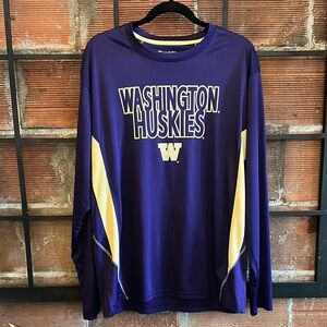 Champion Purple and Gold Long Sleeve Tee